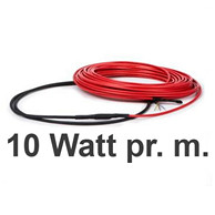 Gulvvarme kabel, 10 Watt pr. meter