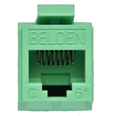 0486113760 | Modular jack K6 utp GF key - grøn |