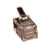 0986030327 | Modular plug RJ11 4P/4C for fladkabel |