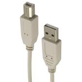 110536 | USB 2.0 kabel typ. A-B - 5 meter |
