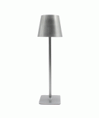 Opladelig LED bordlampe, Grå, touch dæmpbar