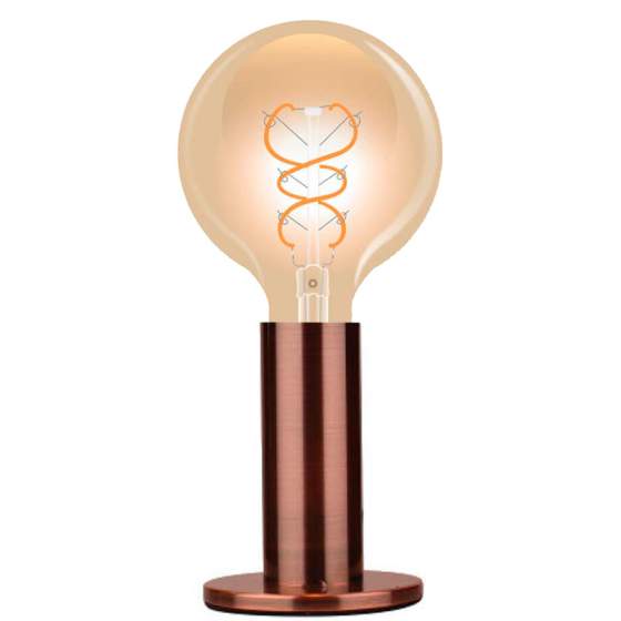 173477216 | Elegance Deco bordlampe m. 5W globepære - antik |