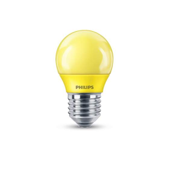 2057808907 | Philips LED Krone Kulørt 3,1W P45 E27 Gul |