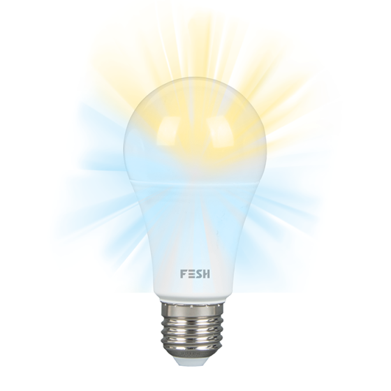 207001 | FESH SMART HOME LED Standard, kold/varm E27 9W |