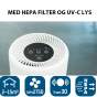 2515 | Freia – luftrenser i innovativt design med HEPA filter og UV-C lys |