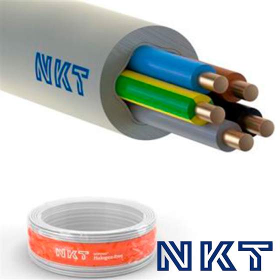 3033778102 | NKT installationskabel 5x16 mm² HF fri - pr. meter |