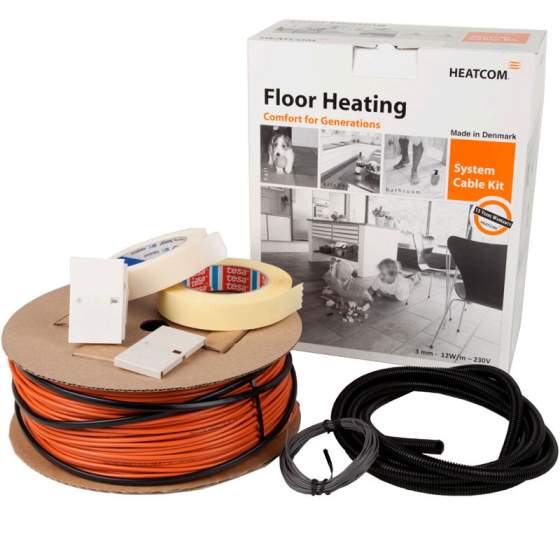 37290200 | Heat-com Cable kit 1,3 - 2,0m² 200w |