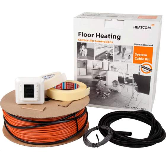 38101190 | Heat-com Cable kit 7,9 - 11,9m² 1190w digital HC10 |