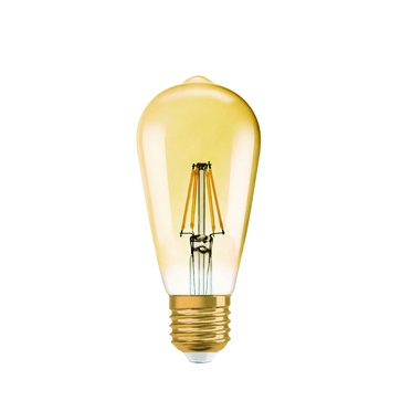 OSRAM Vintage LED Edison 7W (54W) E27 guld dæmpbar