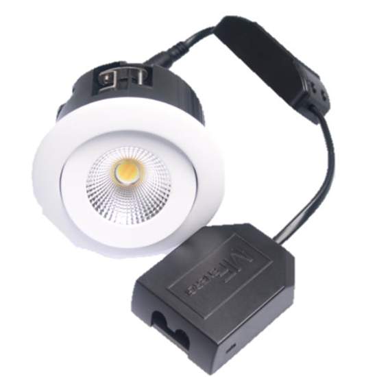 84886 | Eksklusiv DimTone 10W LED spots med 90° kipfunktion Mat hvid |