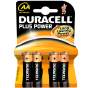 8494017643 | Duracell Batteri Plus 1,5V AA LR6 4PK |