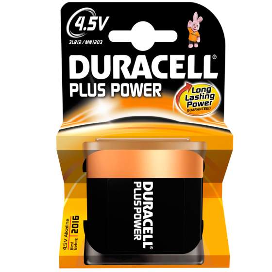 8494019311 | Duracell Batteri Plus 4.5V 3LR12 |