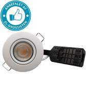 8659454133 | Pro indbygningsspot m. 3-Trins dæmpbar LED pære 3000K - Mat hvid |