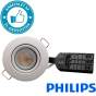 8659815916 | Pro indbygningsspot m 4W Philips dæmpbar LED pære 3000K - Mat hvid |