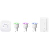 929000261761 | Philips Hue Starter Kit - 3xGU10 White and Color Ambiance + bridge + dimmer |