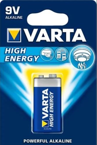 9494000125 | High Energy alkaline 6LR61 batteri |