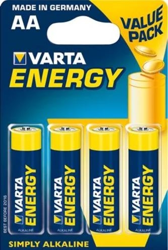 9494006019 | VARTA Energy AA alkaline batteri kort med 4 stk |