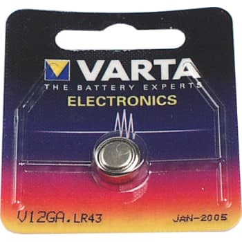 Varta batteri, Electronics V12GA/LR43, 1,5 V, 1 stk.