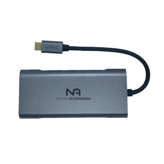 997708368 | Nordic Accessories NOR-UH07-3 7-in-1 USB-C Dock |