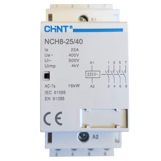 CV022453 | Inst. kontaktor 25A 4-SL 230V AC |