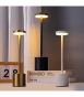 Opladelig LED bordlampe, Guld, touch dæmpbar