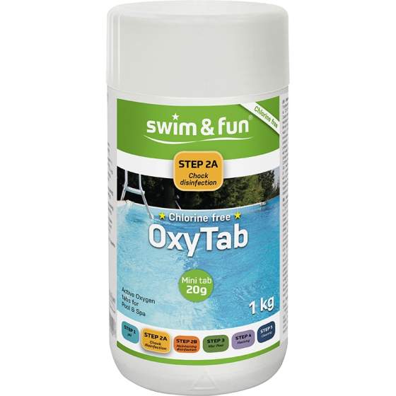 SW1727 | OxyTabs 20 gr.1 kg, Chlorine free |