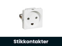 Stikkontakt LK Fuga stikkontakt